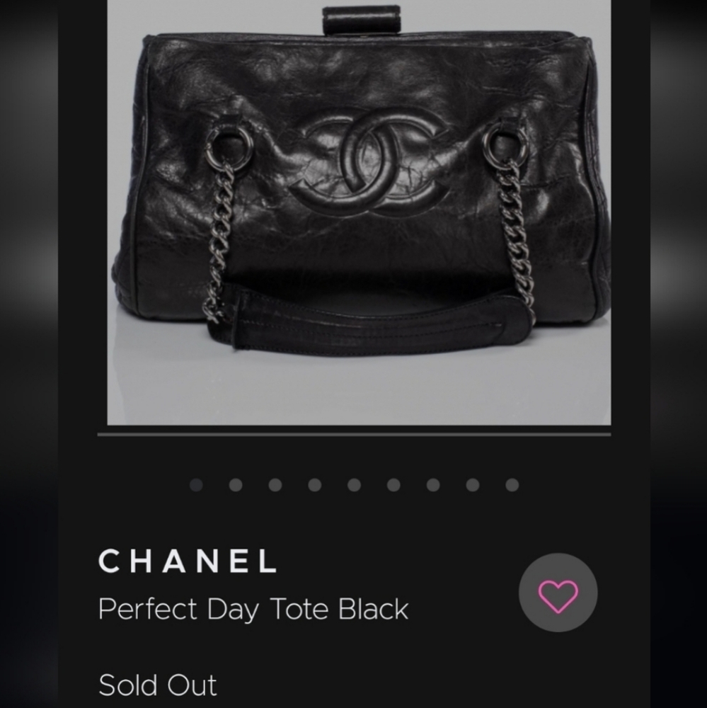 CHANEL Leather shoulder bag tote kiss lock closure Perfect Day Tote - Picture 4 of 15